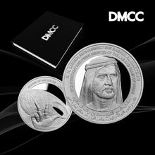 Load image into Gallery viewer, UAE Silver Bullion Coin – First Edition 1 oz (Museum of the Future) with Gift Box
